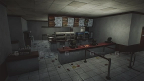 【UE】废弃快餐建筑  Abandoned Fast Food Building