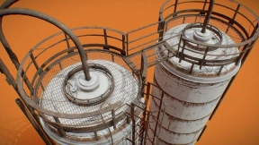 生锈筒仓 Rusty Silos