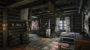 【UE】小木屋  Log Cabin