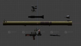 RPG-29火箭筒3D模型-7 - RPG 29 3D model-7