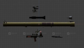 RPG-29火箭筒3D模型-7 - RPG 29 3D model-7
