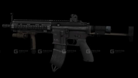 HK416C紧凑型-HK416C 3D model