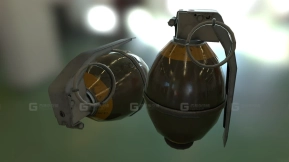 手榴弹3D模型-22 - Grenade 3D model-22