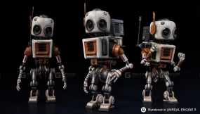 【UE】机器人罗比01  Robot Robbie 01