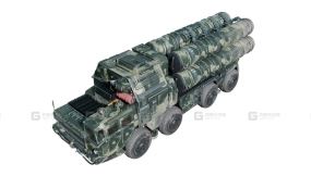 S300防空导弹发射车已绑定 S300 Air Defense Missile Launcher Rigged