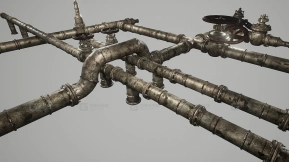 【UE】锈蚀管道包  Rusted Pipes Pack