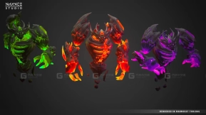 【UE】风格化奇幻熔岩元素  Stylized Fantasy Lava Elemental