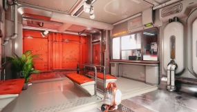 【UE】Sci-Fi Corridor  科幻走廊