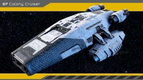 【UE】太空殖民巡航舰  Spaceship Colony Cruiser