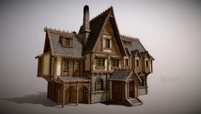 中世纪风格酒馆屋 01 Medieval-style tavernhouse 01