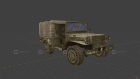 道奇WC-51 - Dodge WC-51 3D model-11