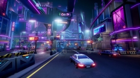 【UE】赛博朋克城市街道建筑 Cyber Night City