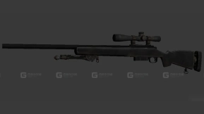 M24狙击武器系统 - M24 SWS 3D model-13