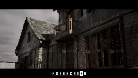 【UE】老村庄房屋包（房屋内部、模块化房屋、石屋）  Old Village Houses Pack ( House interior, Modular House, Stone house )