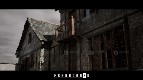 【UE】老村庄房屋包（房屋内部、模块化房屋、石屋）  Old Village Houses Pack ( House interior, Modular House, Stone house )