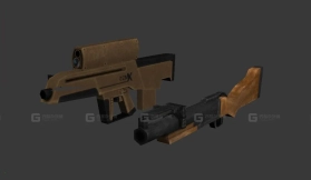 榴弹发射器3D模型-73 - Grenade launchers 3D model-73