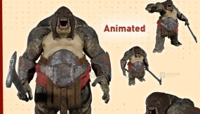 兽人盔甲动画  Orc Armor Animated