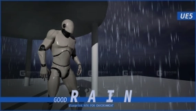 【UE】逼真降雨雨水效果 - GOOD FX 雨  GOOD FX Rain