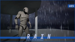 【UE】逼真降雨雨水效果 - GOOD FX 雨  GOOD FX Rain