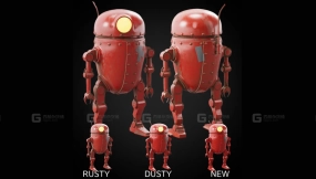 单眼圆形机器人  Monoeye Circular Robot