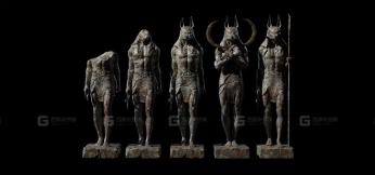 阿努比斯雕像  Anubis Statues