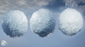 【UE】雪地材质与道具和80多种资产 Snow Material&Props80+Assets