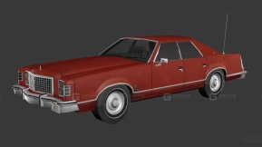 民用汽车 - Civilian car 3D model-93