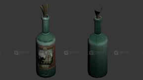 莫洛托夫鸡尾酒3D模型-7 - Molotov Cocktail 3D model-7