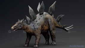 【UE】剑龙模型资产  Stegosaurus