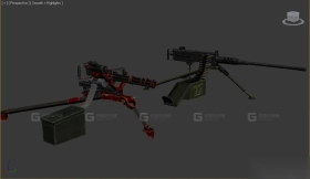 机枪-Machine gun 3D model-3