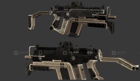 Automatic rifle from FME 3D model