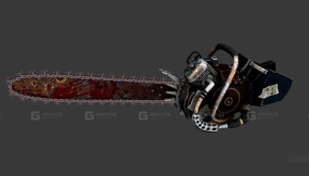链锯 3D模型-86 - Chain Saw 3D model-86