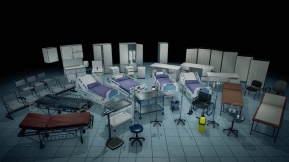 【UE】医院道具 02  Hospital Props 02