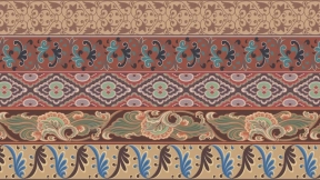 敦煌飞天壁画纹样矢量设计素材