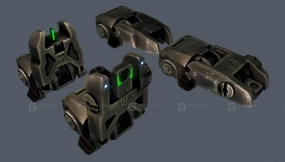 MBUS机械瞄具 3D模型-72 MBUS iron sight 3D model-72