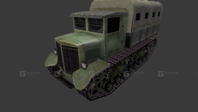 伏罗希洛夫卡车 - Voroshilovets 3D model-101