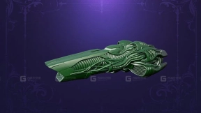 生物机械星际飞船STL外星巡洋舰 Biomechanical Starship STL Alien Space Cruiser