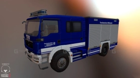 曼恩TGM 18240 4x4 BB（GKW I） - MAN TGM 18240 4x4 BB (GKW I) 3D model-243
