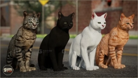 【UE】家猫橘猫黑猫白猫  Animalia - Domestic Cat