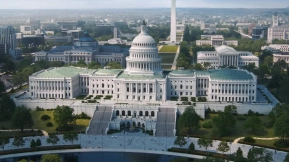 【kitbash3D】国会大厦白宫美国华盛顿楼房建筑模型资产 Washington DC