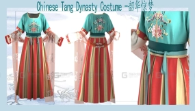 中国风古风汉服宋代礼服