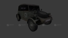 桶车 - Kubelwagon 3D model-26
