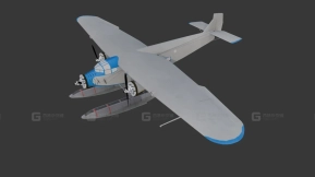 福特三发水上飞机  Floatplane Ford 4at Trimotor