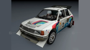 标致205 T16 Evo 2 - Peugeot 205 T16 Evo 2 3D model-13