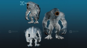 独眼巨人 - 多分辨率雕刻  Cyclops - Multiresolution Sculpt