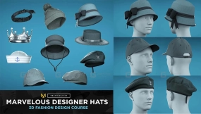 10款头饰整合帽子皇冠头巾 MD155