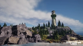 【UE】废弃灯塔岛——模块化环境资源包  Abandoned Lighthouse Island – Modular Environment Pack