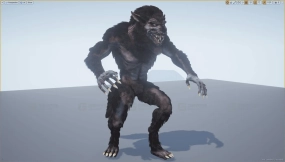 【UE】动画狼人  Animated Werewolf