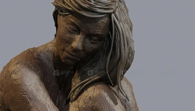 黏土油泥雕塑笔触笔刷+贴图 Digital Clay Pack for ZBrush