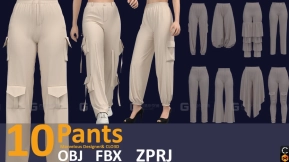 10件女士长裤裤子 10 women pants